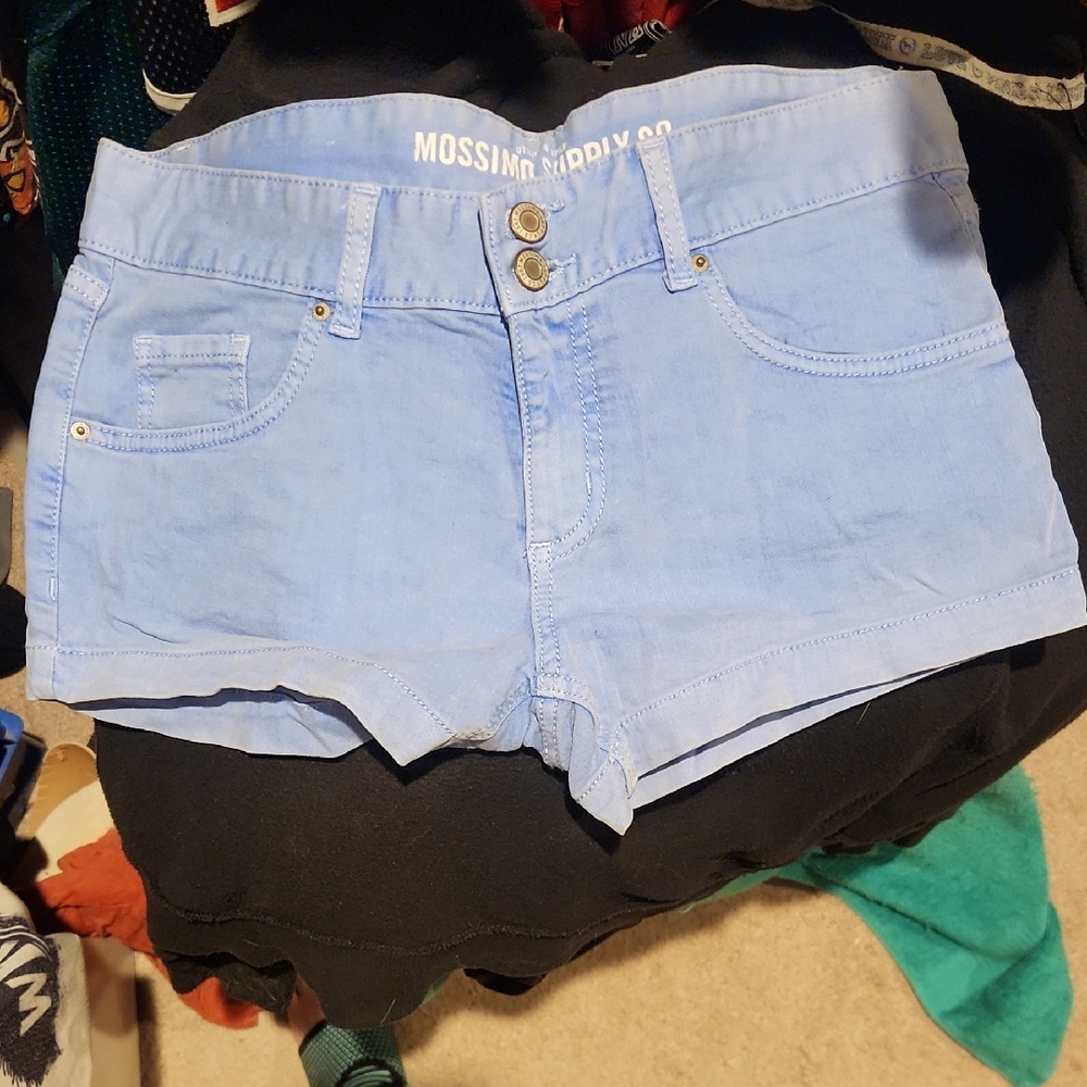 Mossimo Supply Co. Periwinkle Jean Shorts